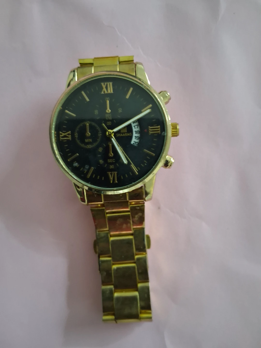 Mens Chronograph Watch with Blue Face - photo 3