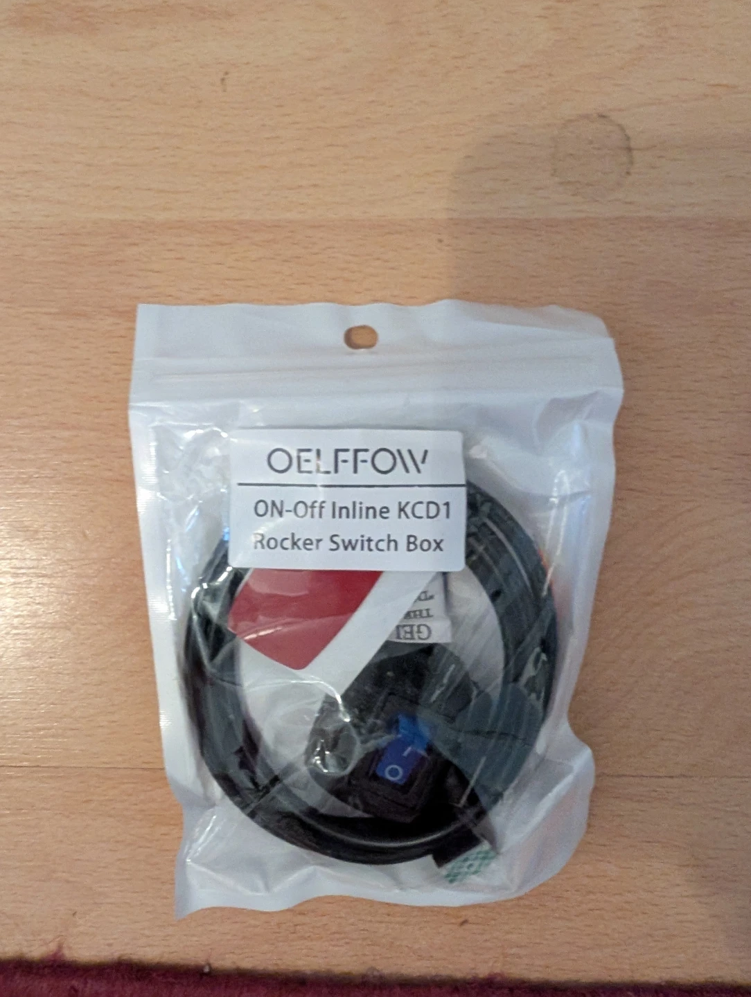 OELFFOW ON-Off Inline KCD1 Rocker Switch Box