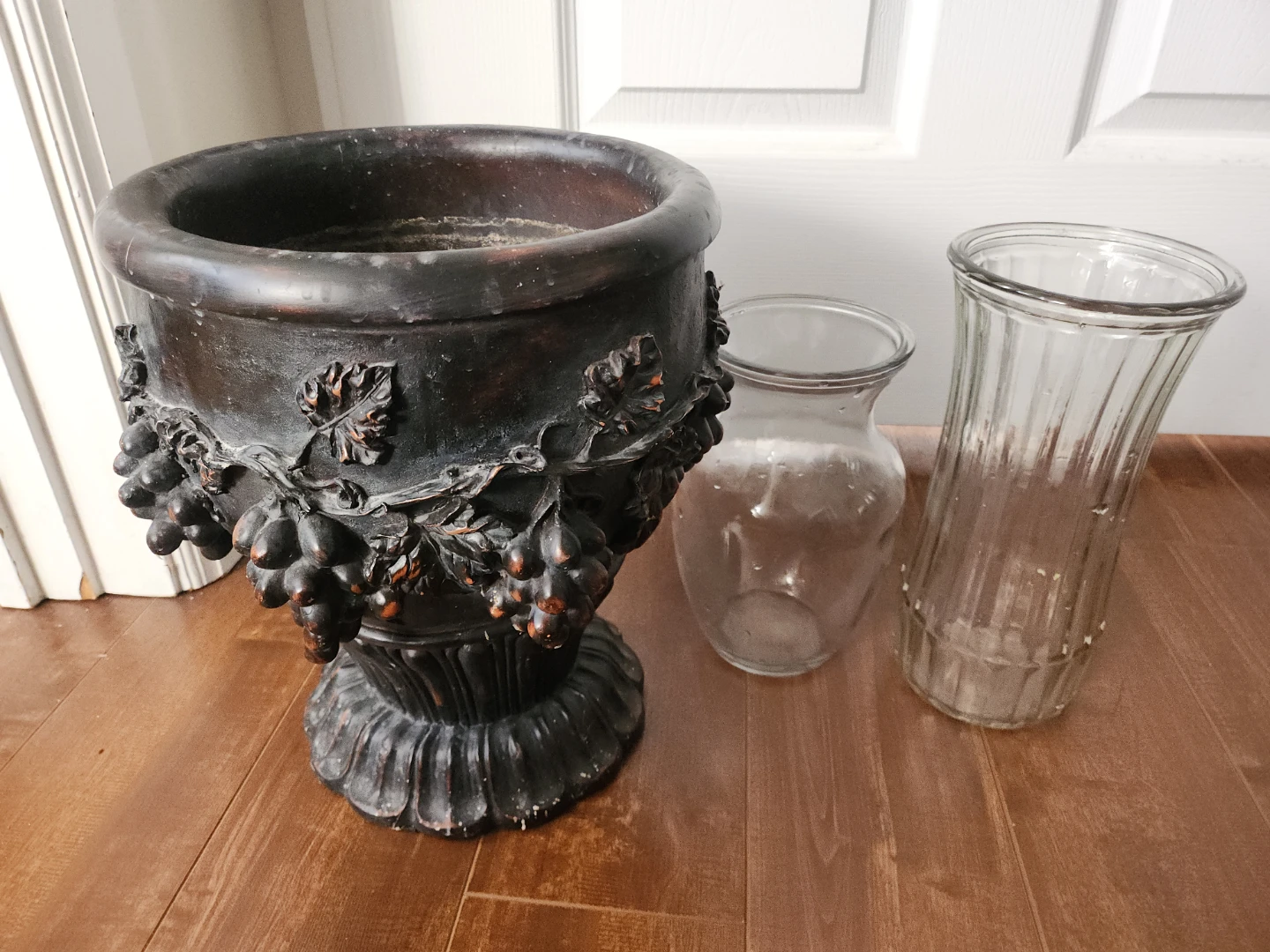 Set of Three Assorted Decorative Vases
