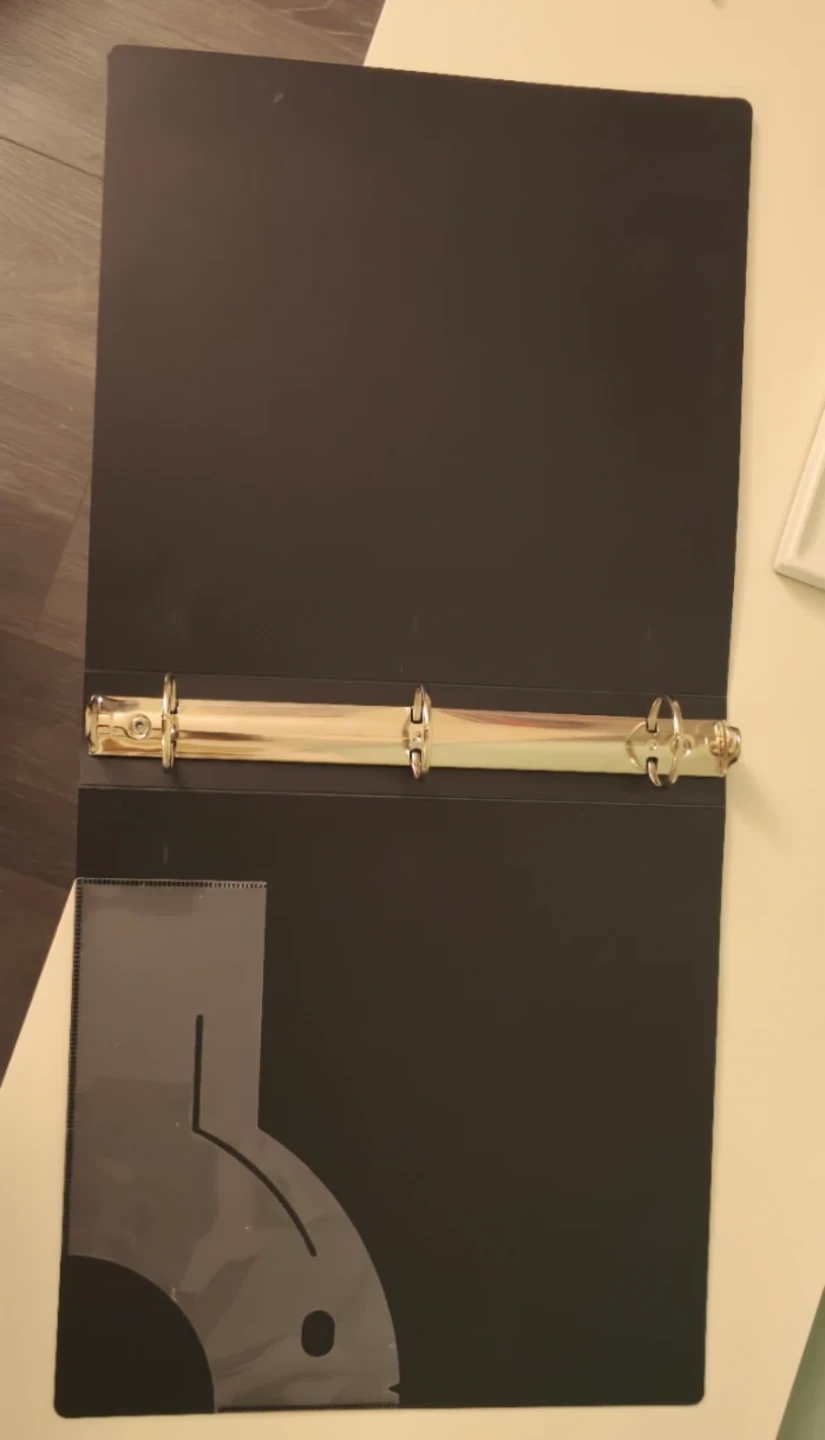 Black Three-Ring Binder