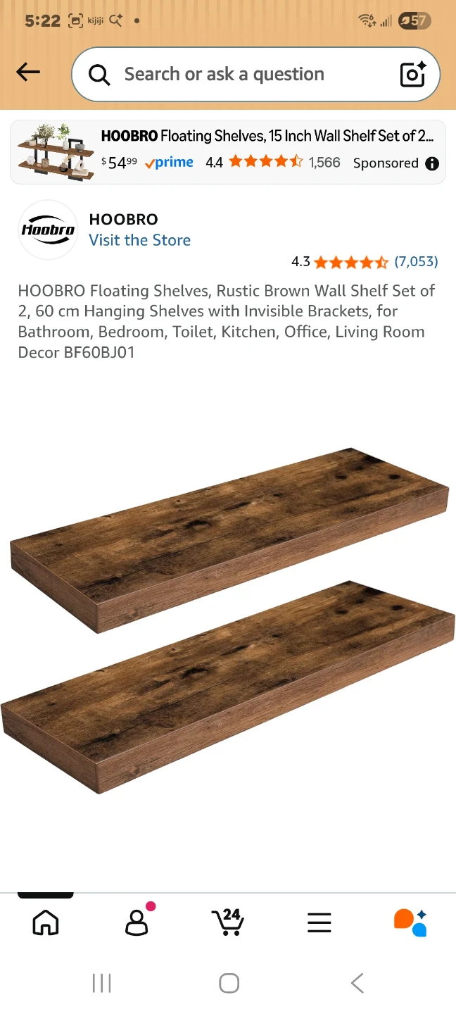 HOOBRO Floating Shelves - Set of 4 bnib - photo 4