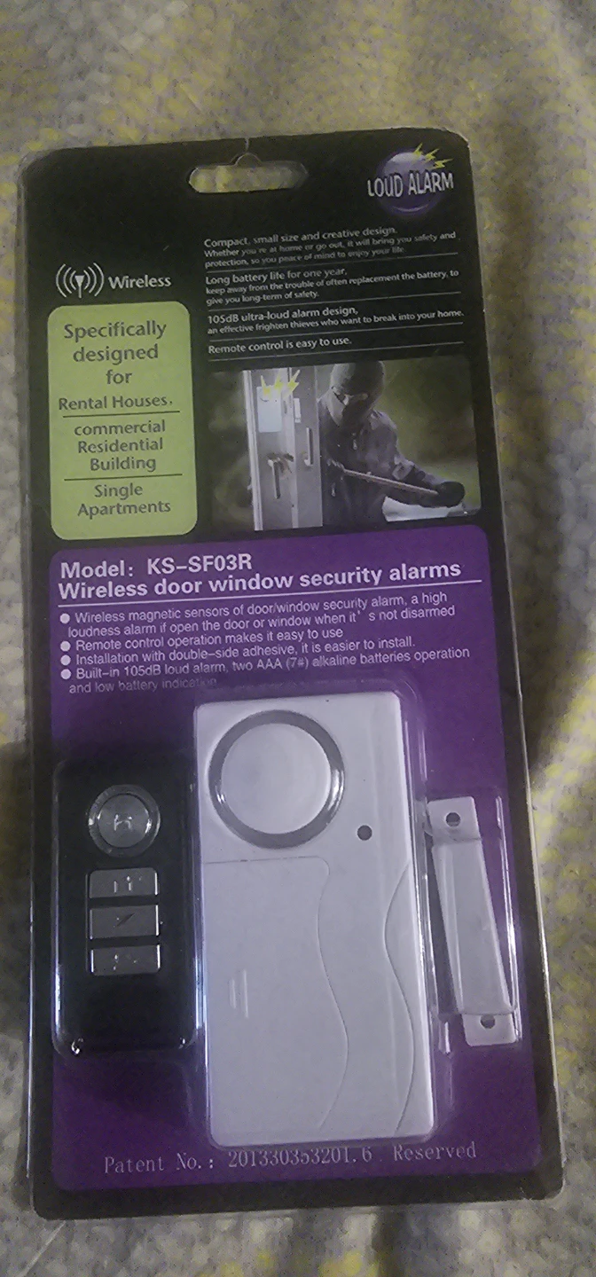 KS-SF03R Wireless Door Window Security Alarm