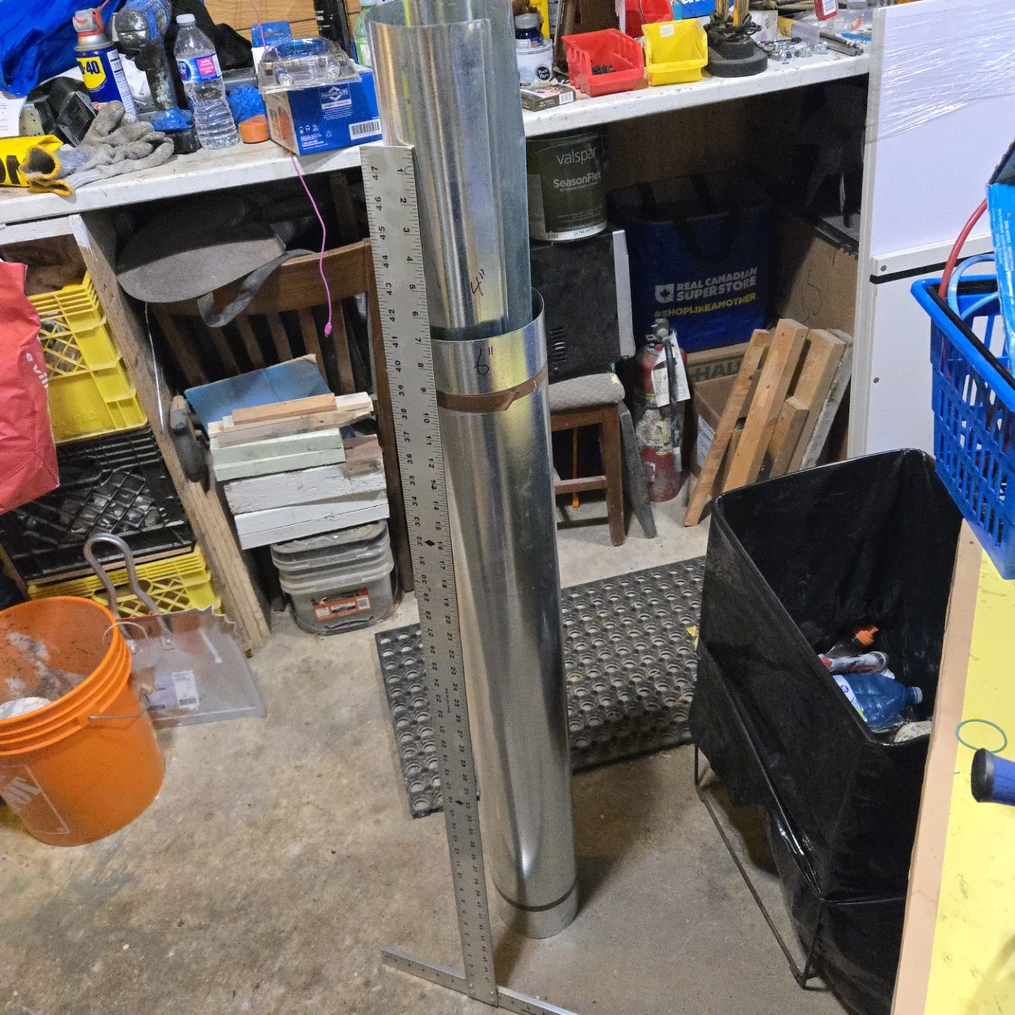 Galvanized pipes