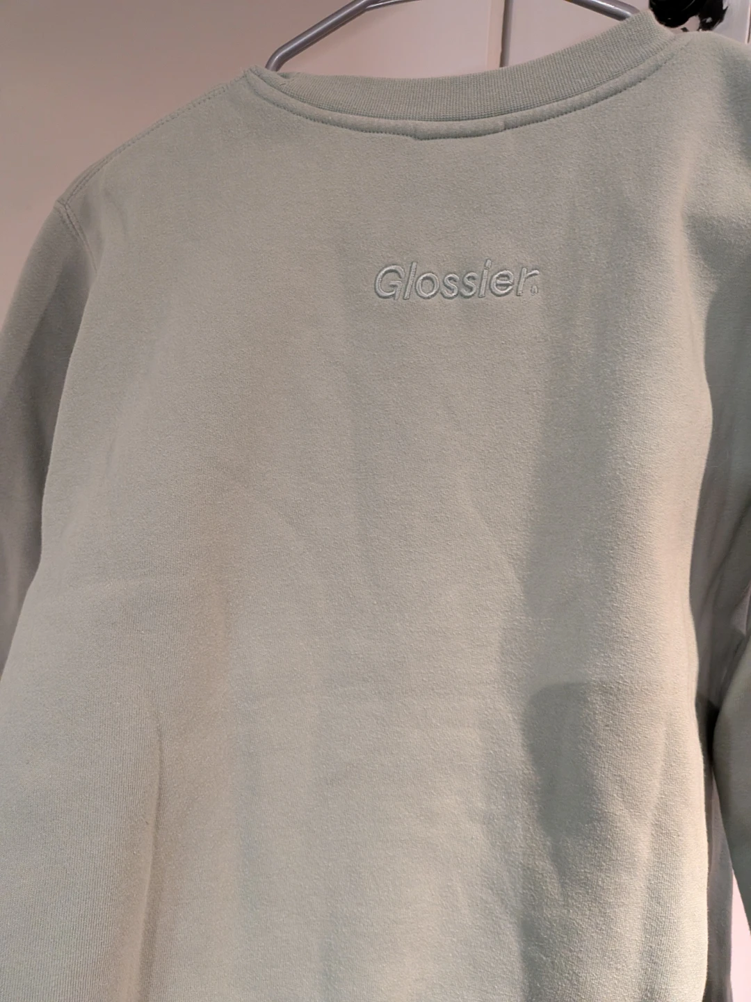 Glossier Sage Green Crewneck Sweatshirt - photo 2