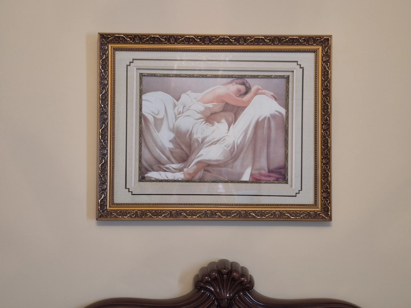 Framed Sleeping Woman Art Print - photo 2