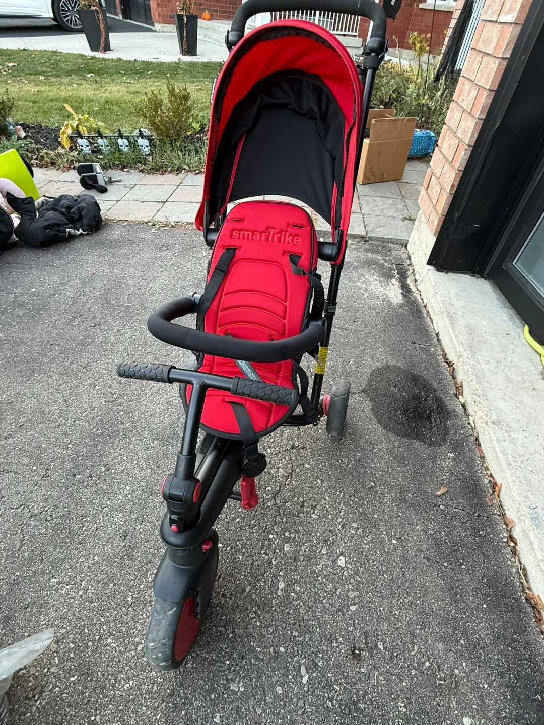 smarTrike red toddler tricycle stroller - photo 5
