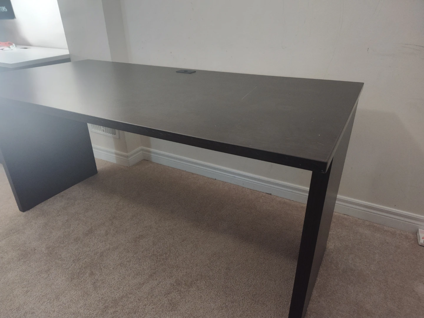 Solid Wood Executive Desk - 60" x 30" - Dark Espresso Finish - photo 2