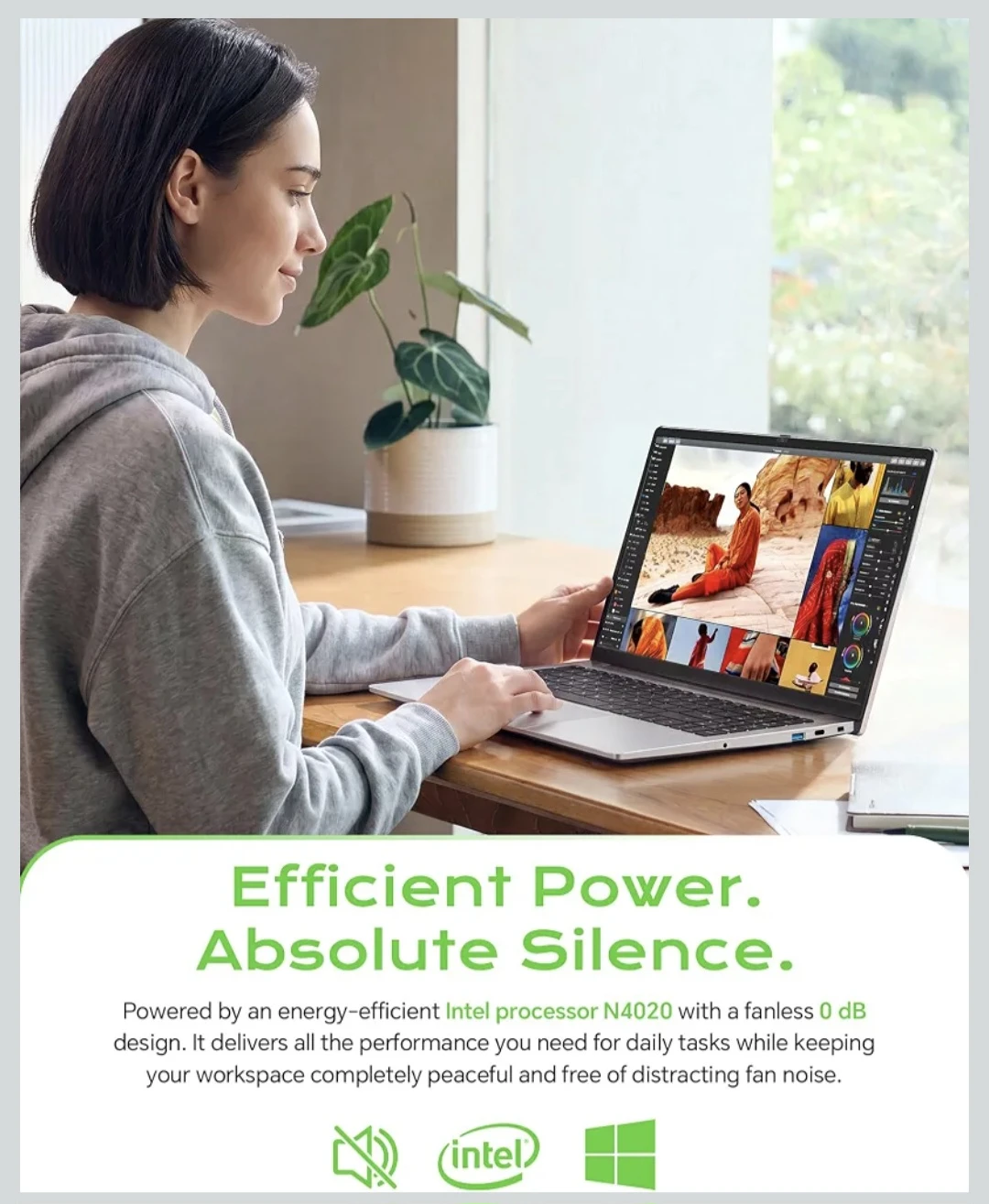 15.6 inch FHD Laptop Intel N4020 - photo 3