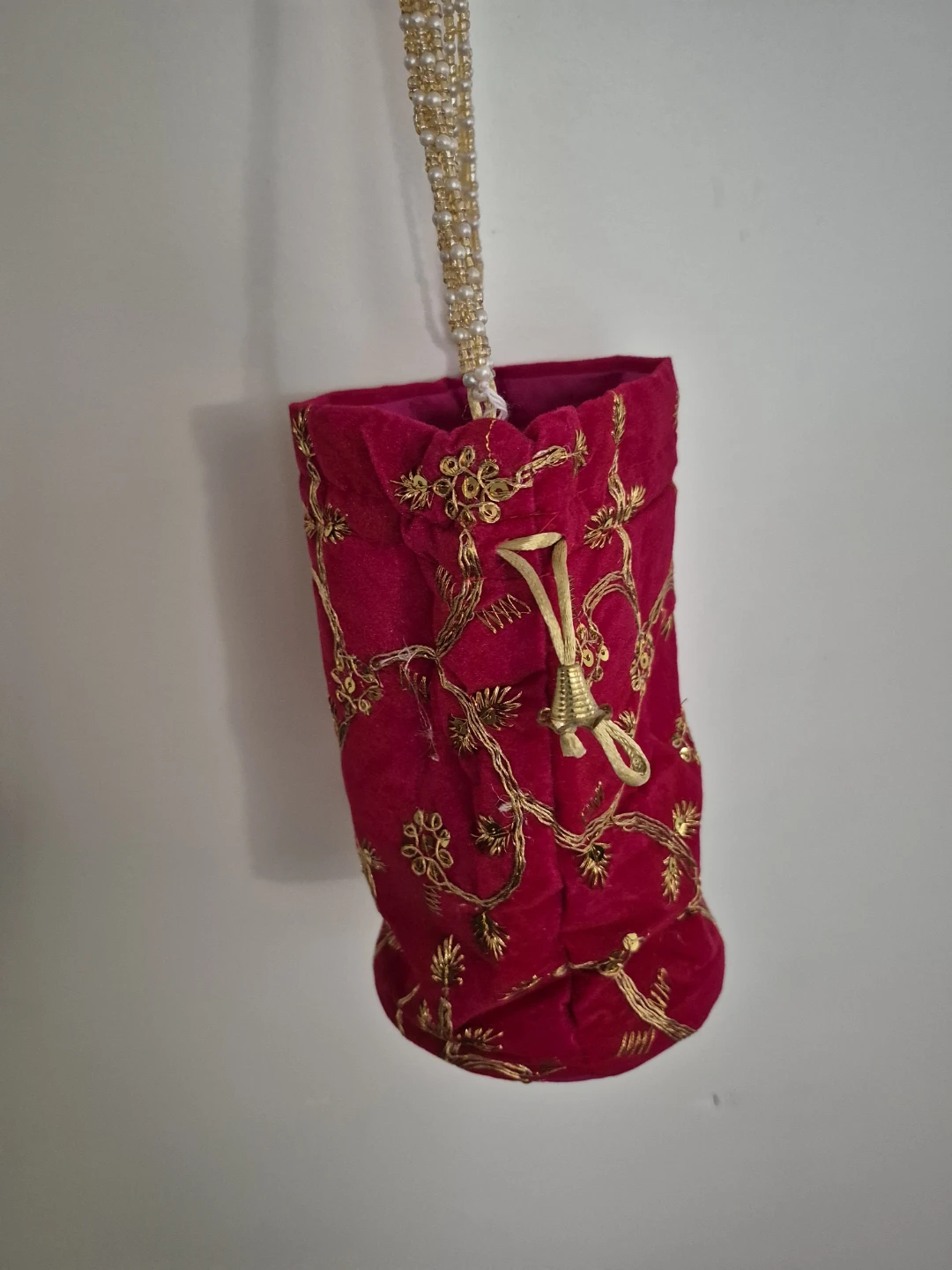 Pink Embroidered Potli Bag - photo 2
