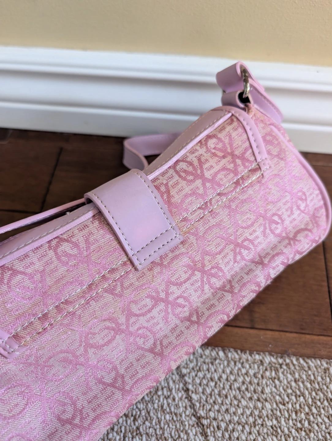 Y2K XO VINTAGE BABY PINK MINI BAG - photo 5
