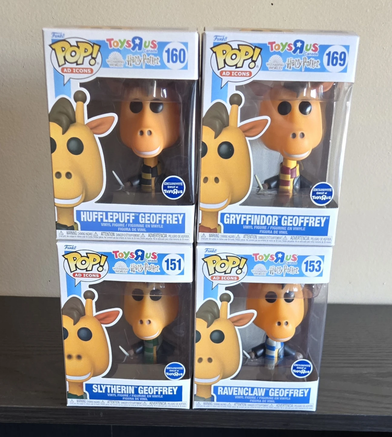 Geoffrey Funko Pops (Set)