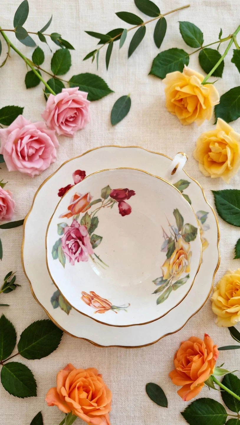 Hammersley & Co Bone China Teacup & Saucer - photo 3