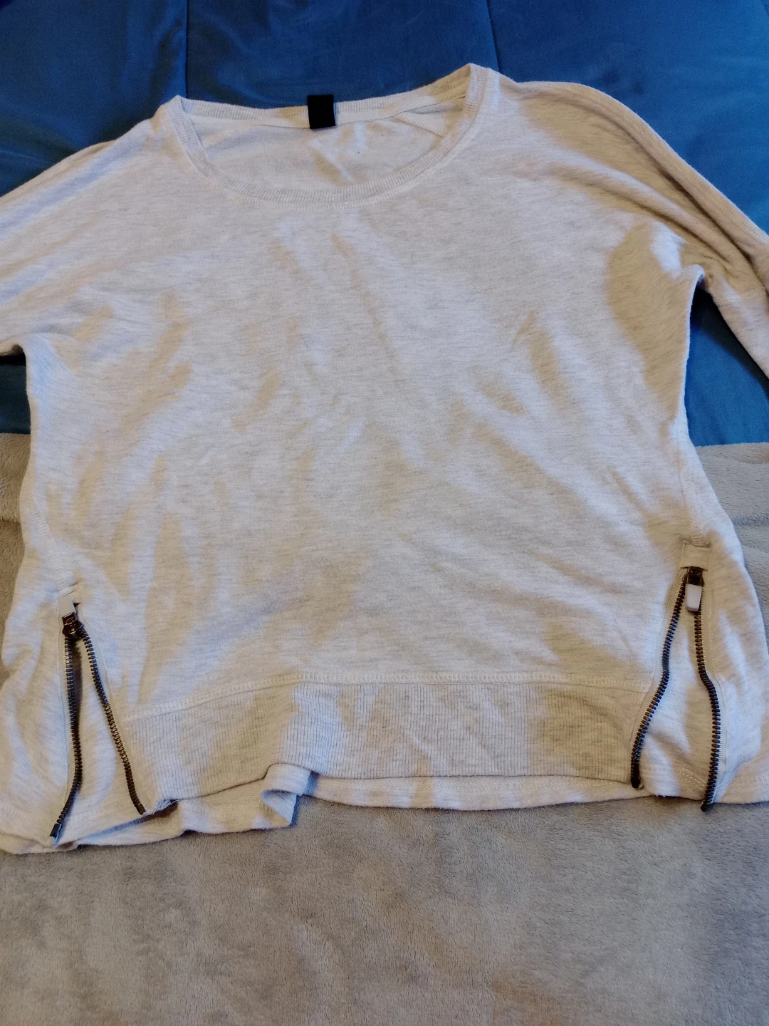 Yogaissentials Light Grey Long Sleeve Top
