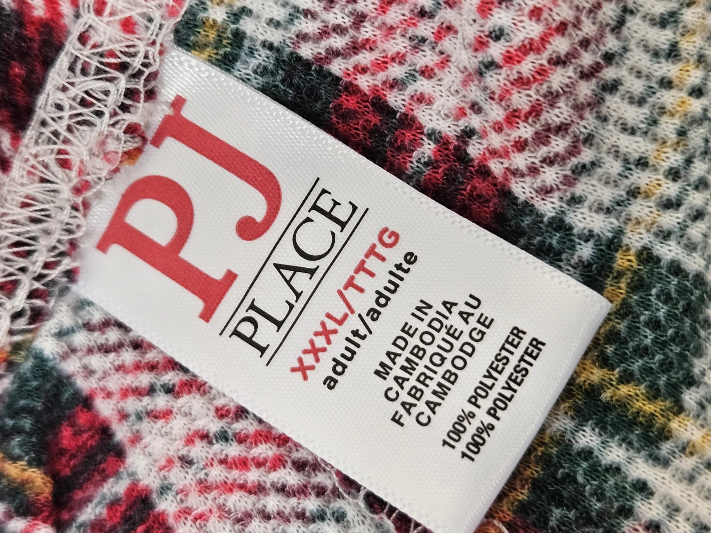 3, PJ Place Plaid Pajama Set XXXL, XXL and xl - photo 3