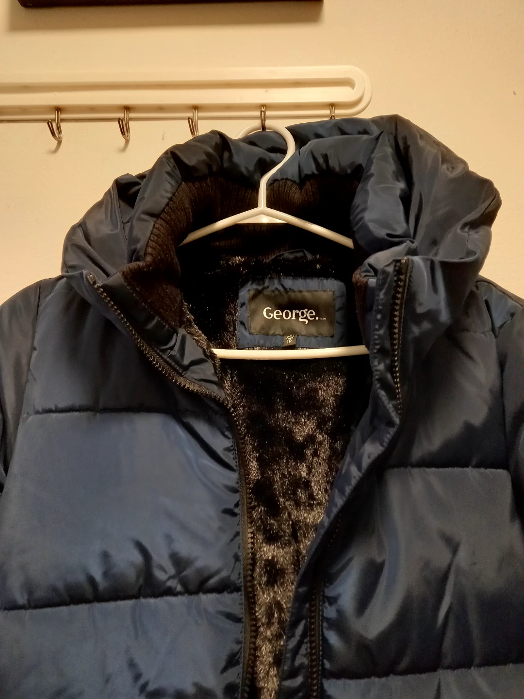 George Navy Puffer Jacket - photo 2