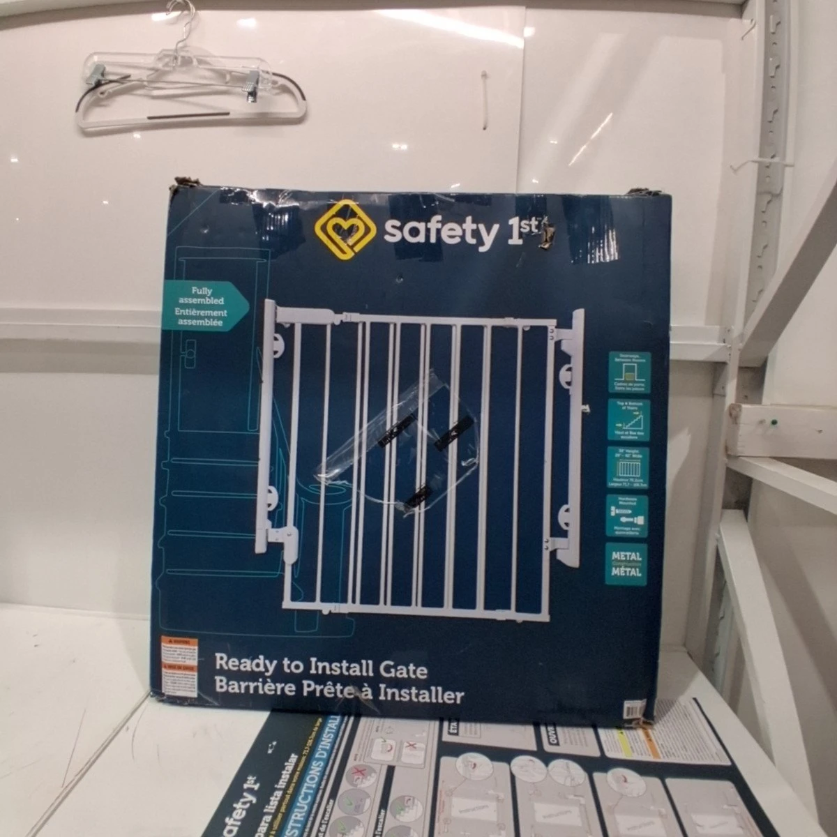 Safety 1st Ready to Install Gate- NEW