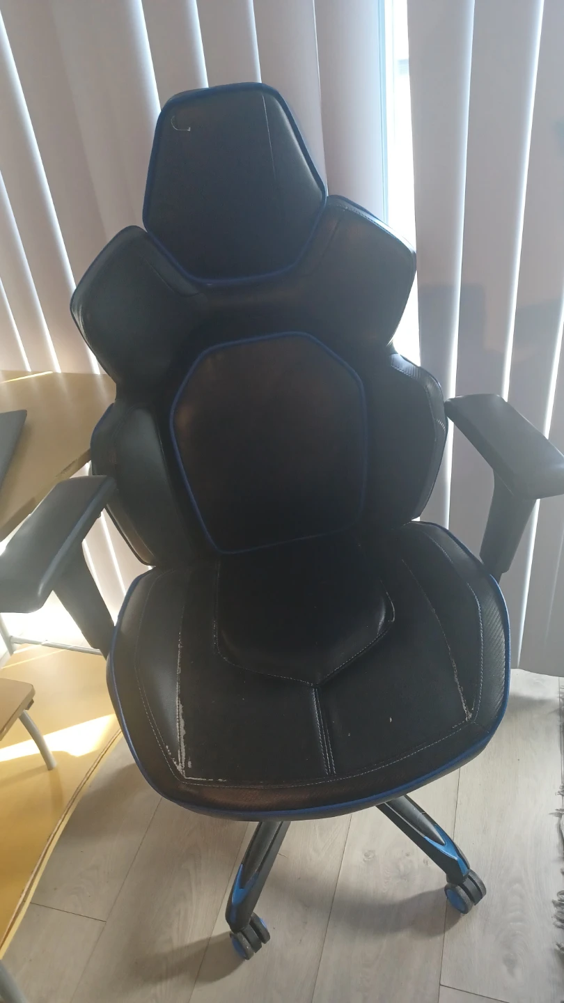 Black and Blue Gaming Chair