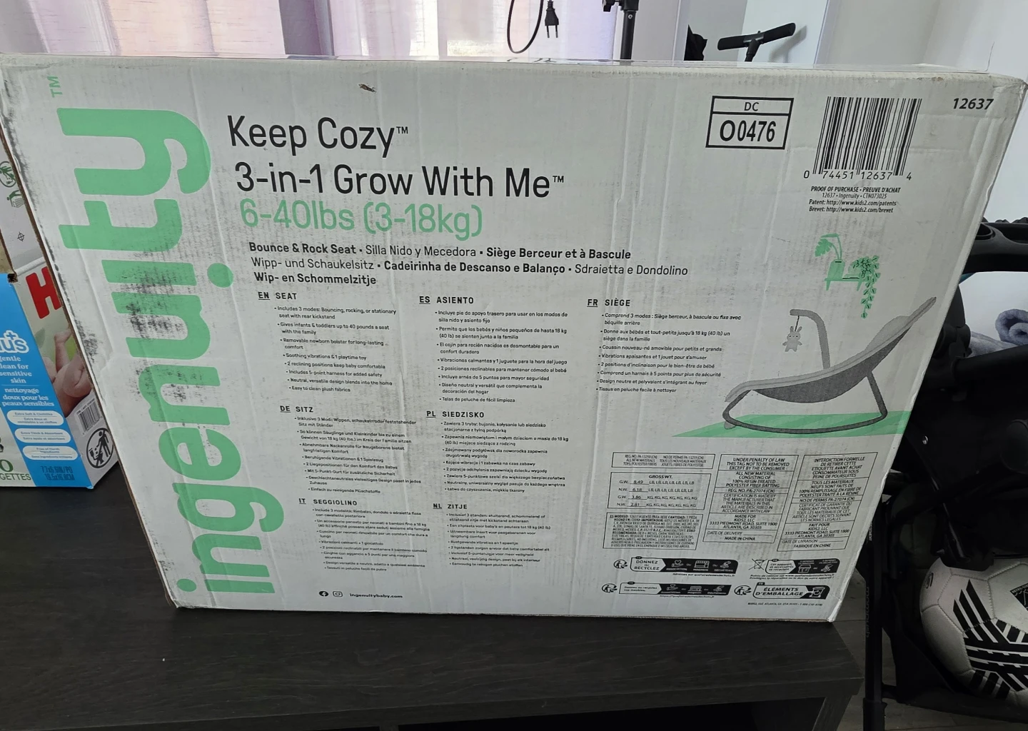 Ingenuity 3-in-1  Vibrating Baby Bouncer - photo 4