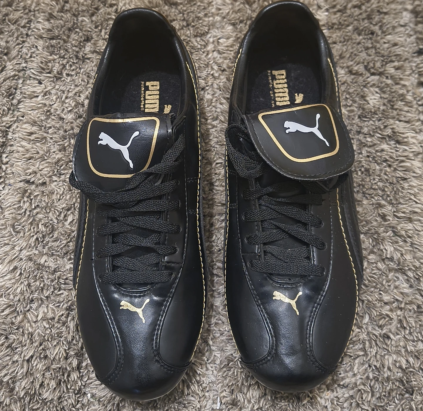 Puma Black and Gold Soccer Cleats - Women's Size 6.5 - photo 3