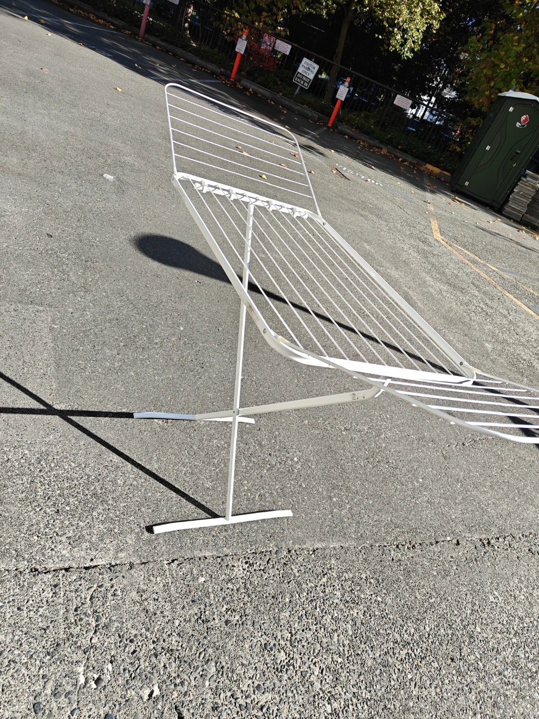 White Metal Folding Drying Rack
