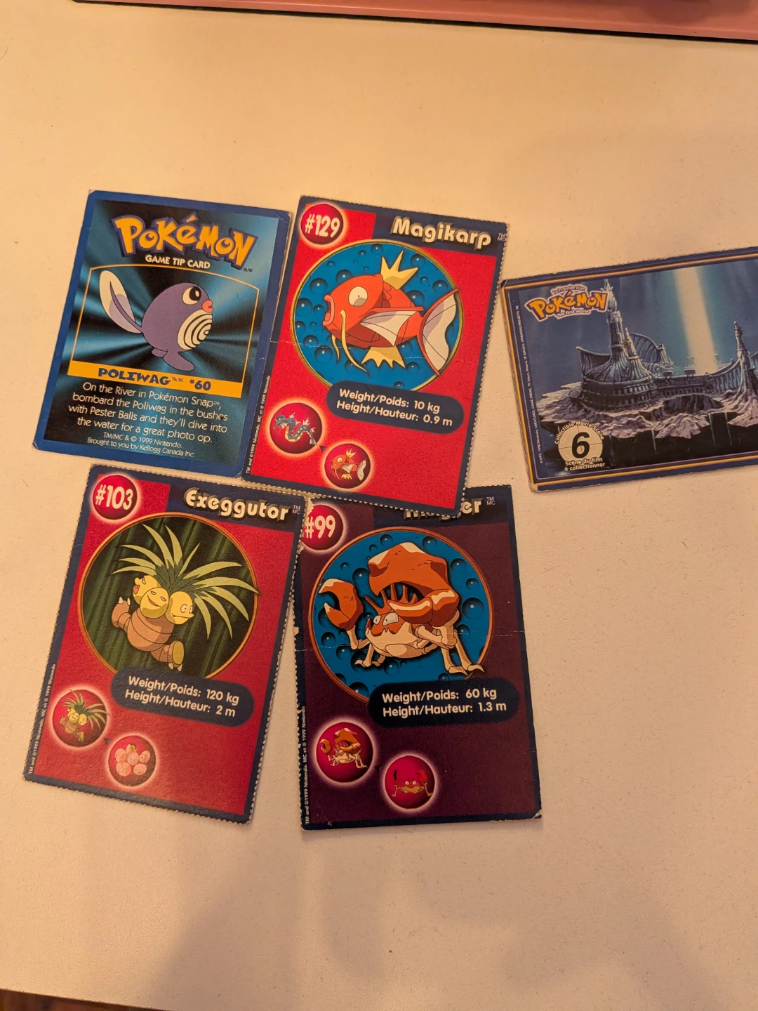 Vintage 1999 Pokemon Kellogg's Collectible Cards - photo 2
