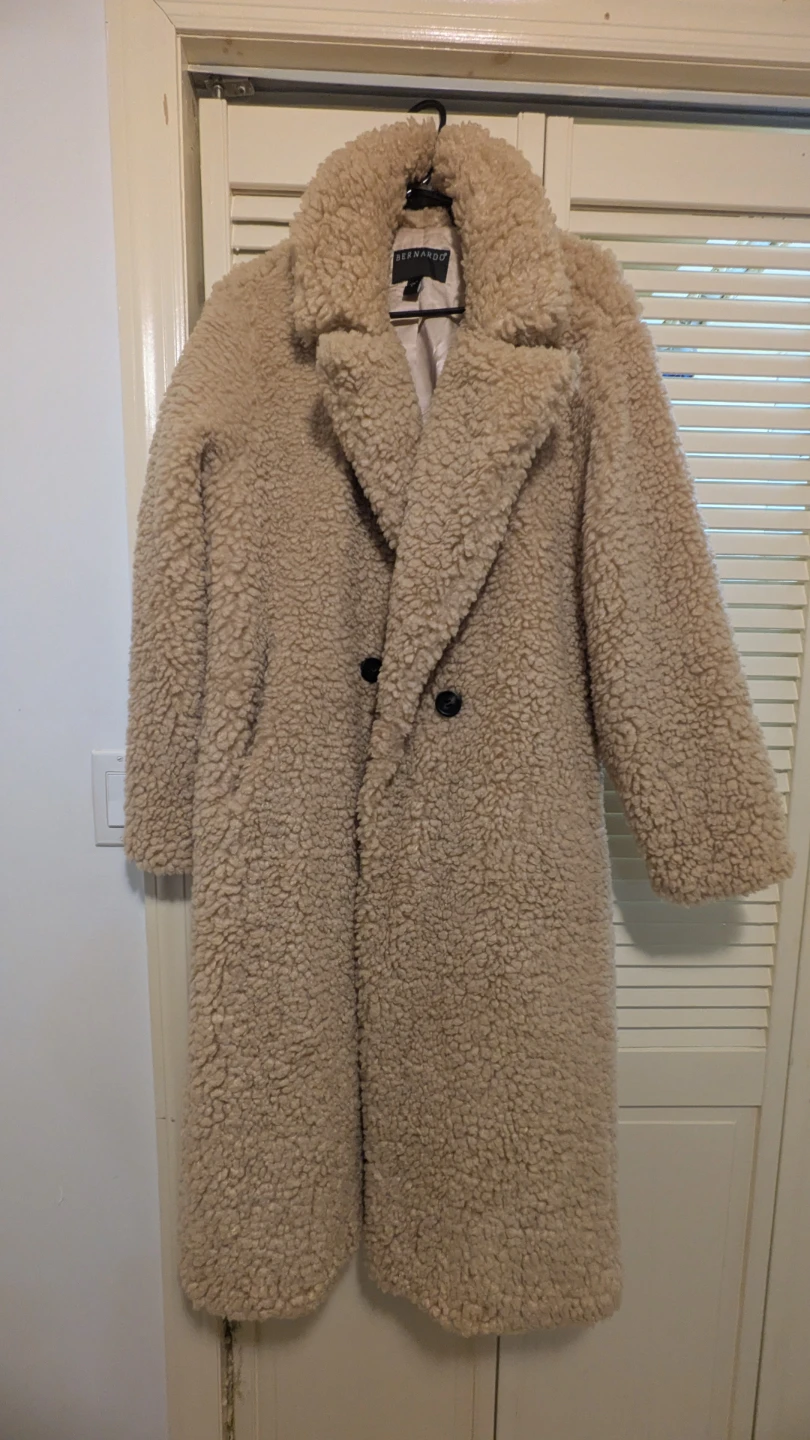 Bernardo Faux Shearling Coat