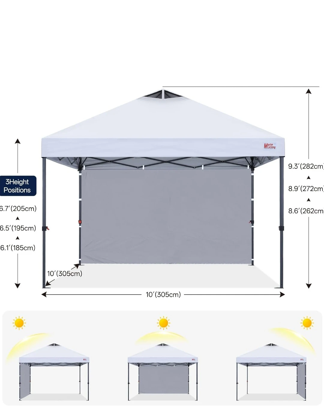 10X10 canopy and weight set - photo 2