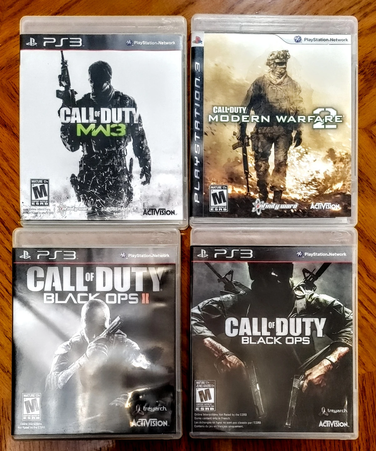 Call of Duty PS3 Game Bundle (4 Games)