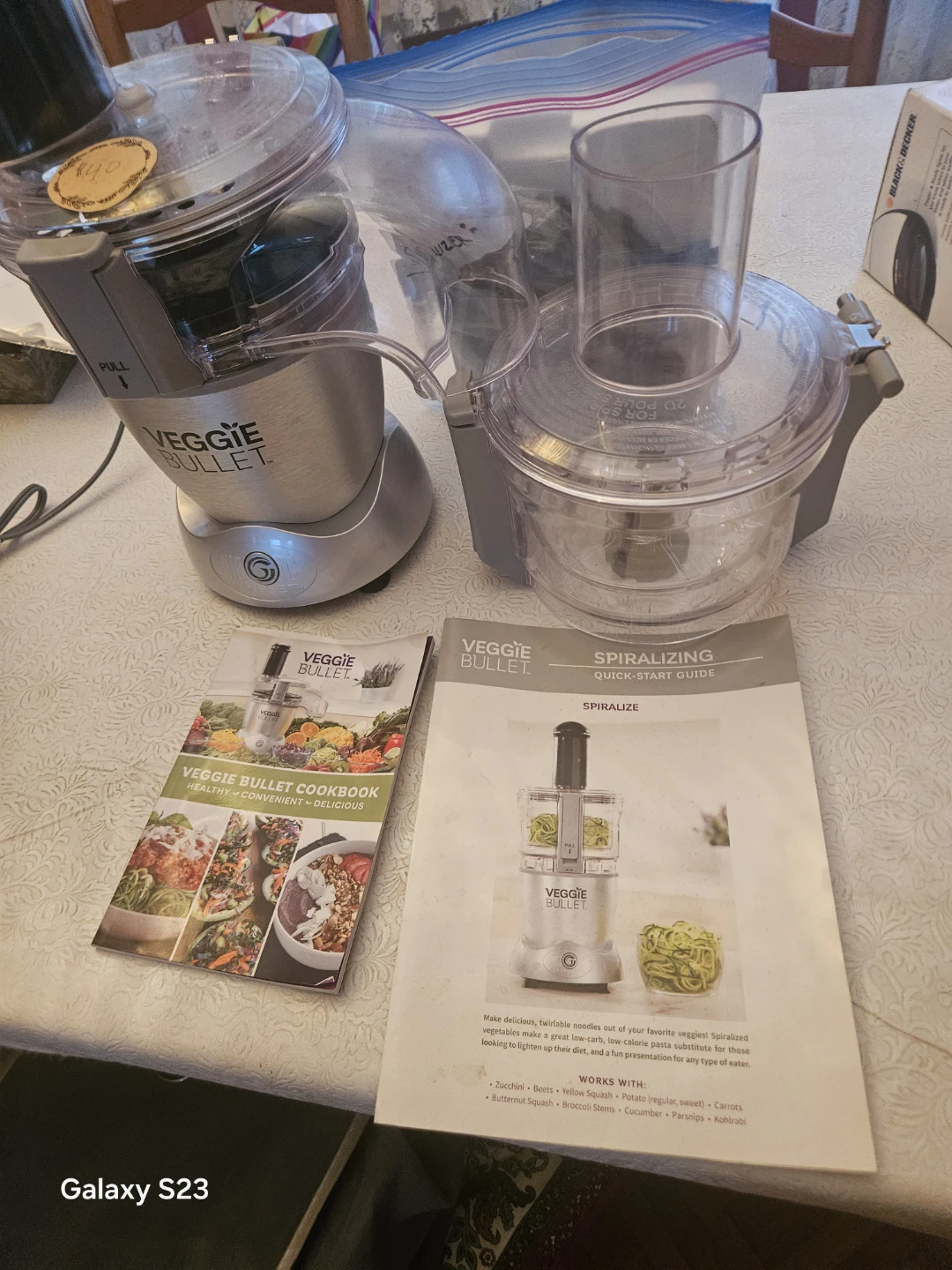 Veggie Bullet Electric Spiralizer and Food Processor