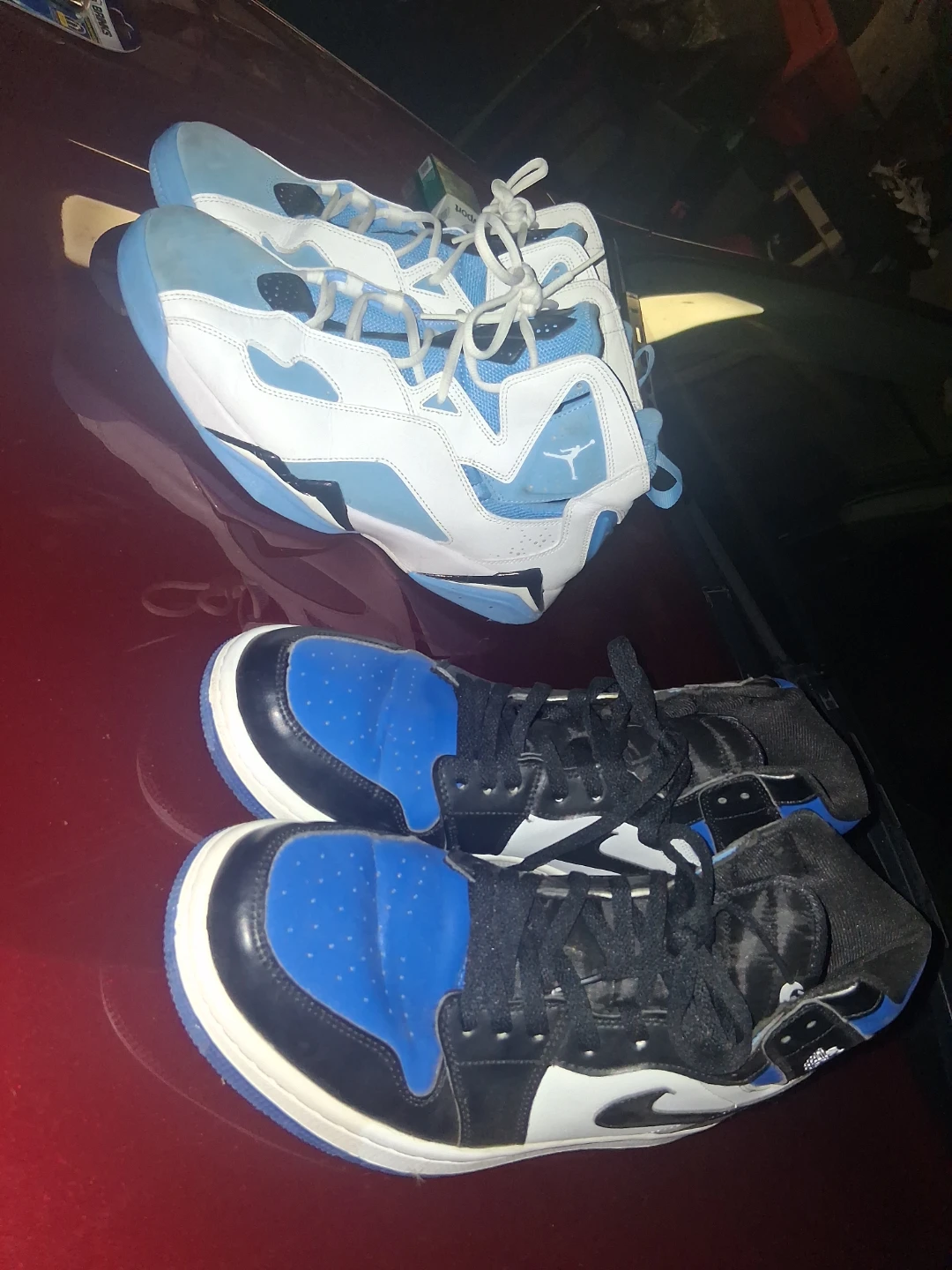 Two pairs of Nike Jordan sneakers Size men's 12