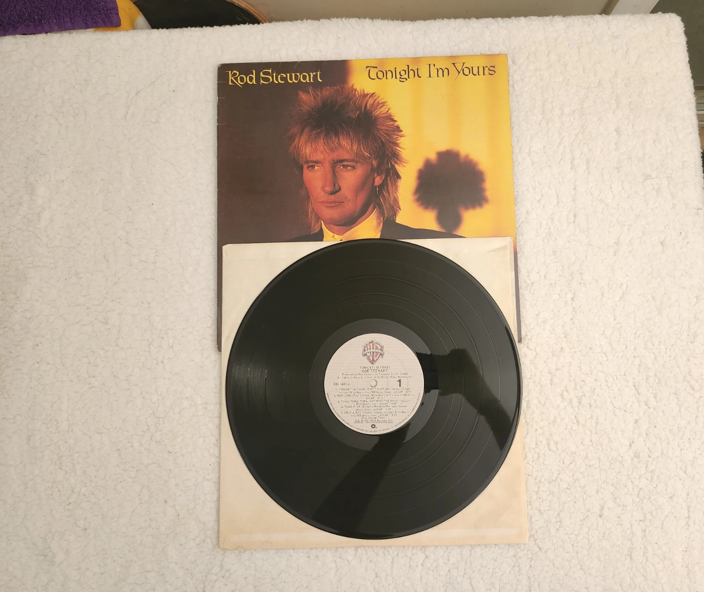 Rod Stewart Tonight I'm Yours Vinyl Record