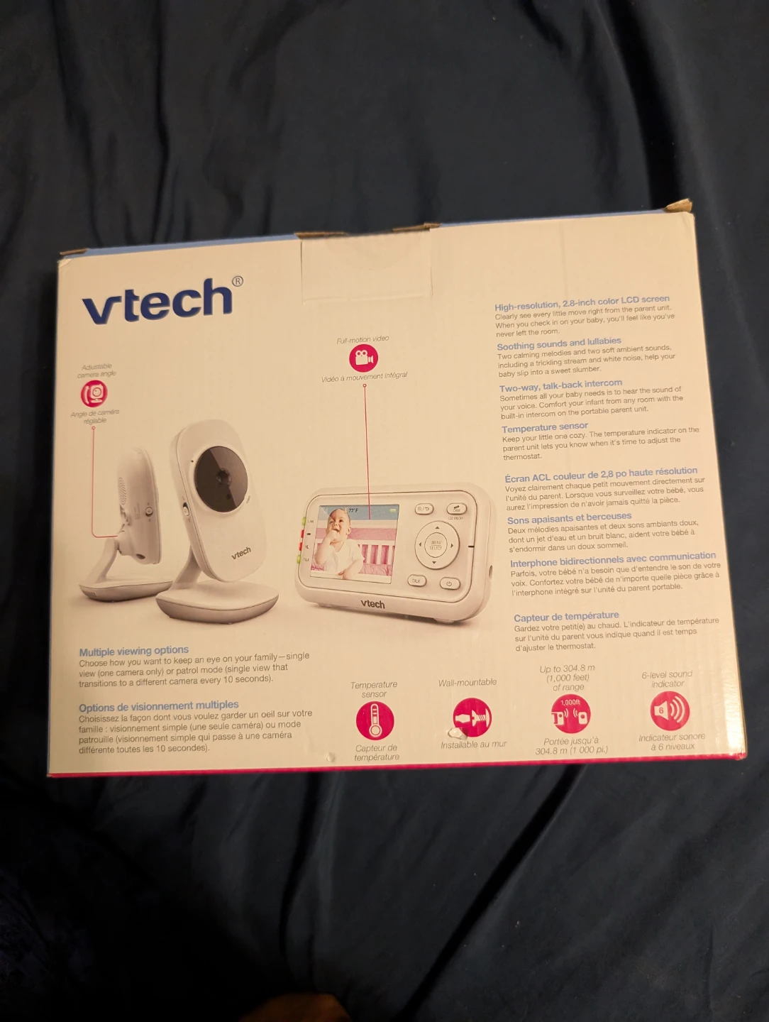 VTech VM3252-2 2 Camera Baby Monitor - photo 2