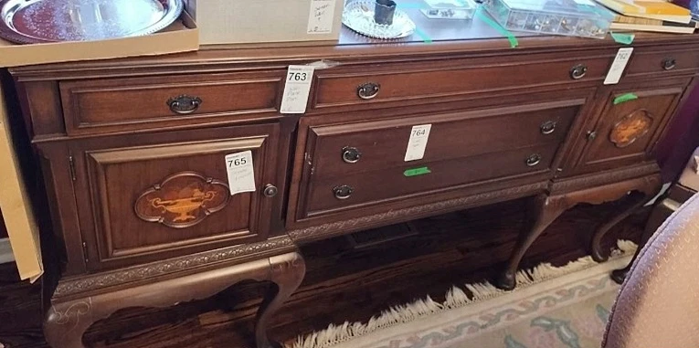 Elegant Traditional Wood Sideboard | SATURDAY PICKUP ONLY