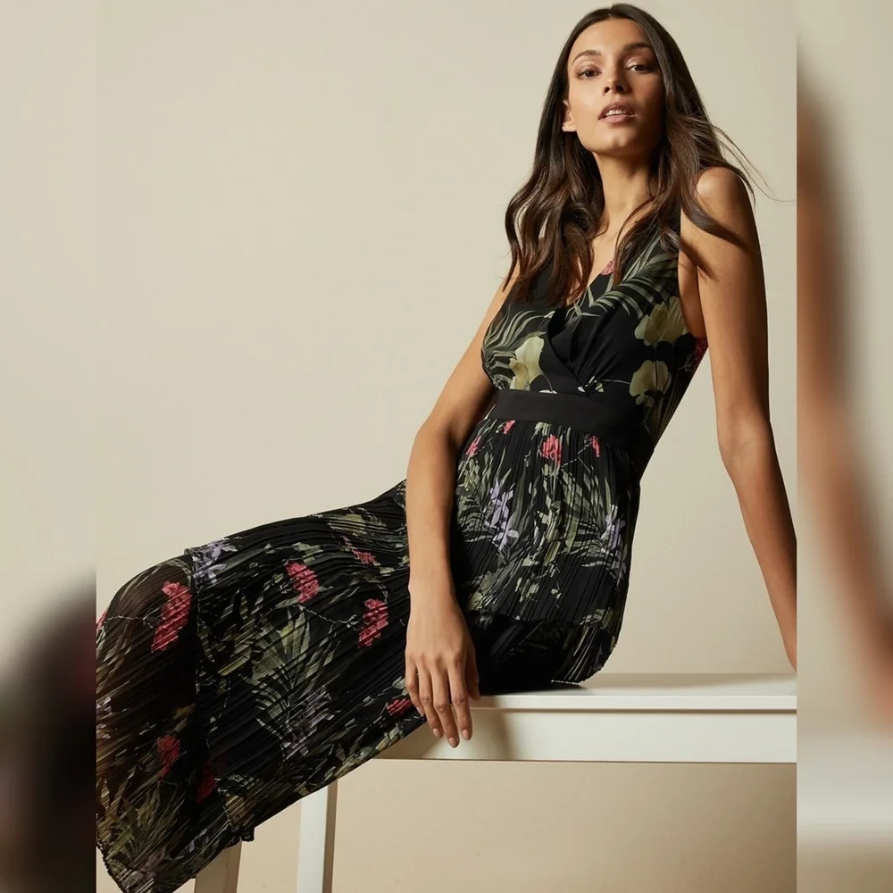 Ted Baker Pleated Floral Midi Dress - photo 2