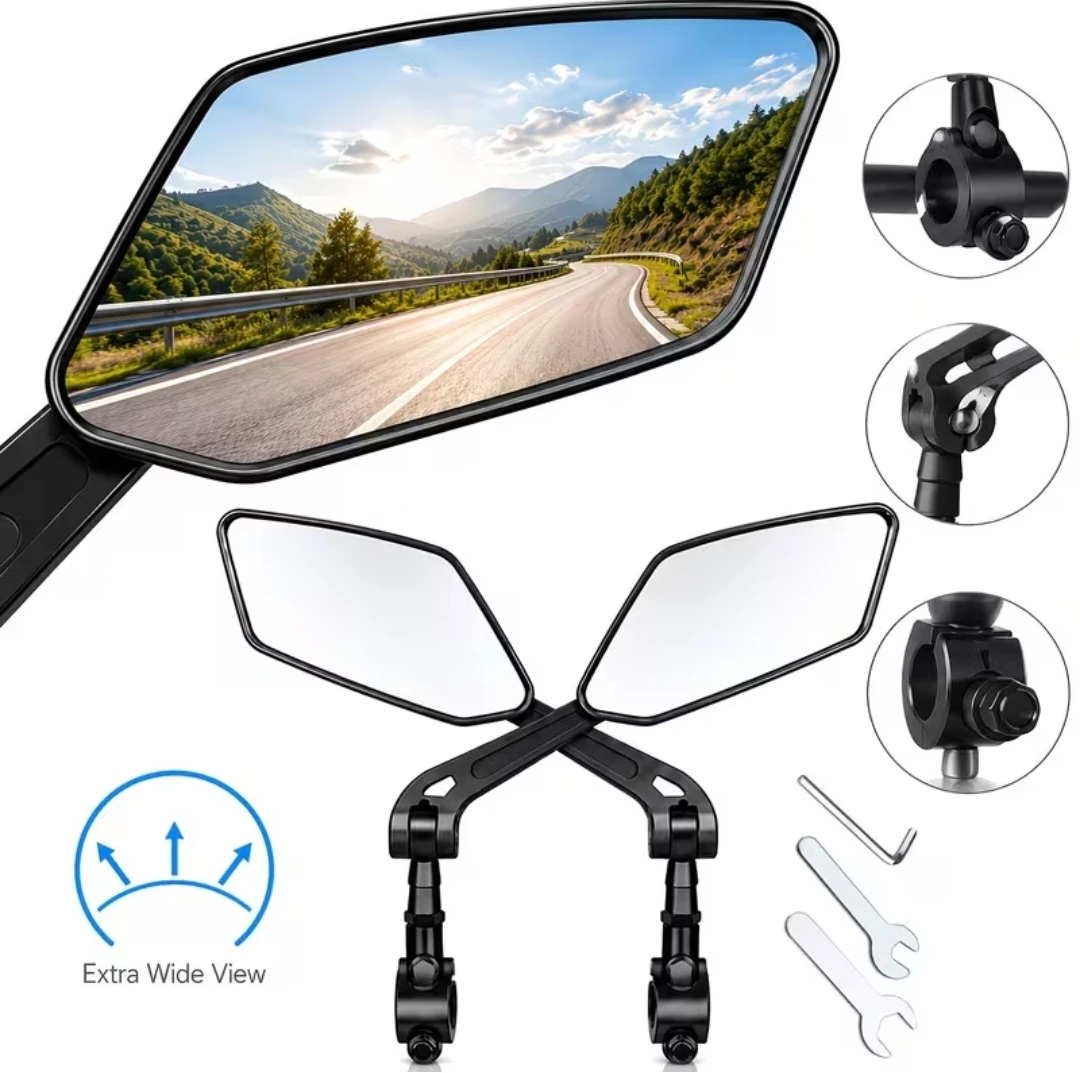 Adjustable Bicycle Handlebar Mirrors - photo 3