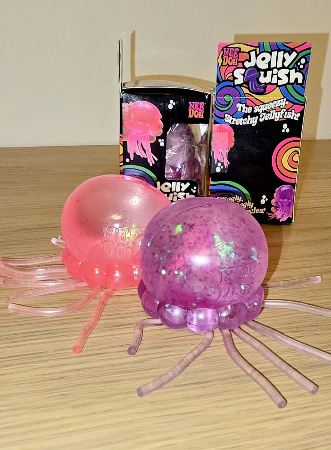 NeeDoh Jelly Squish Jellyfish Fidget Toys