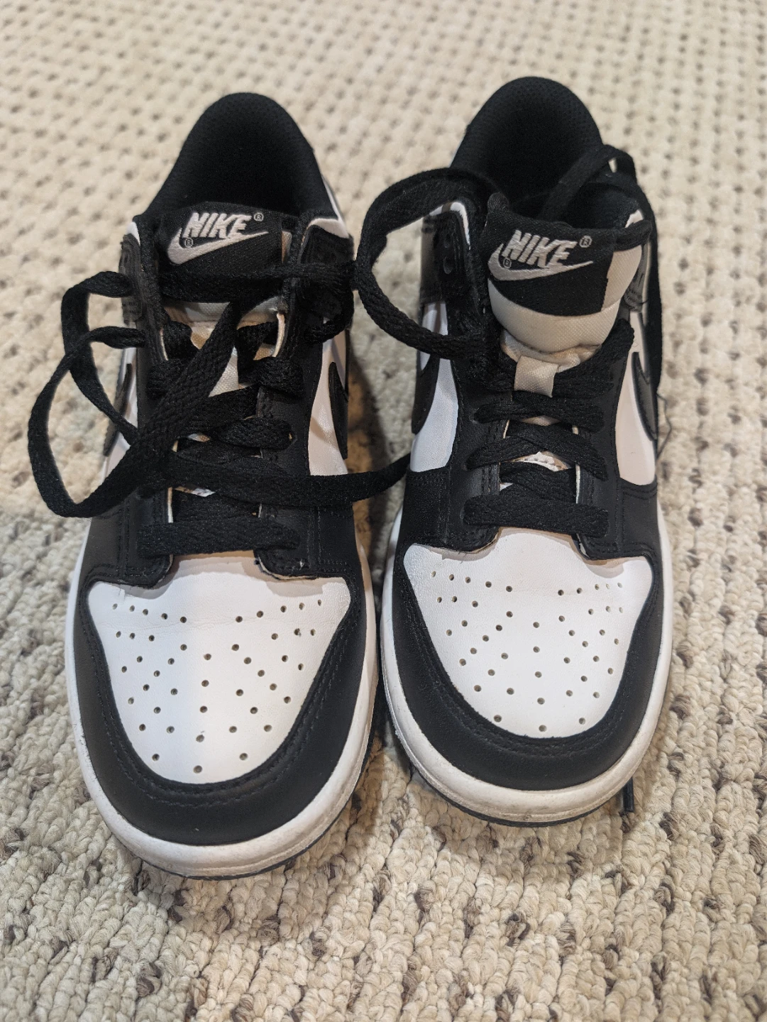 Nike Dunk Retro Panda Low Black and White Shoes - photo 2