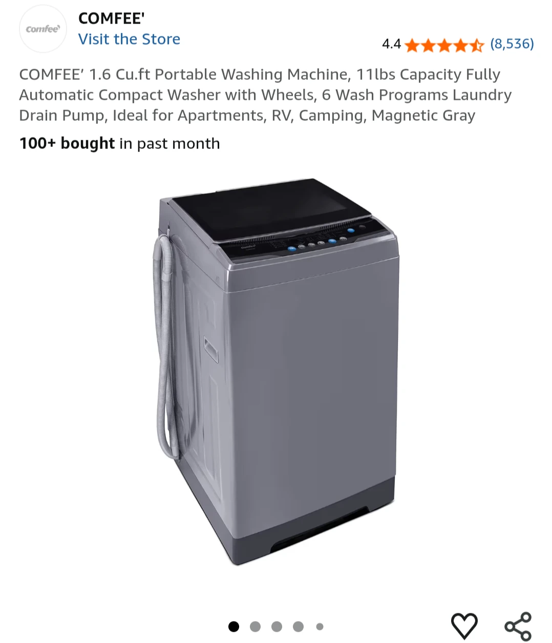 Comfee Portable Washing Machine - photo 3