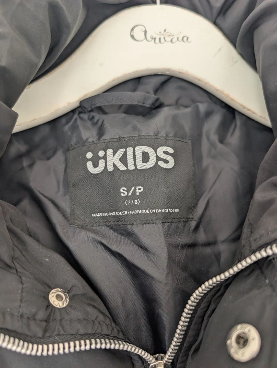UKIDS Black Puffer Jacket - photo 3