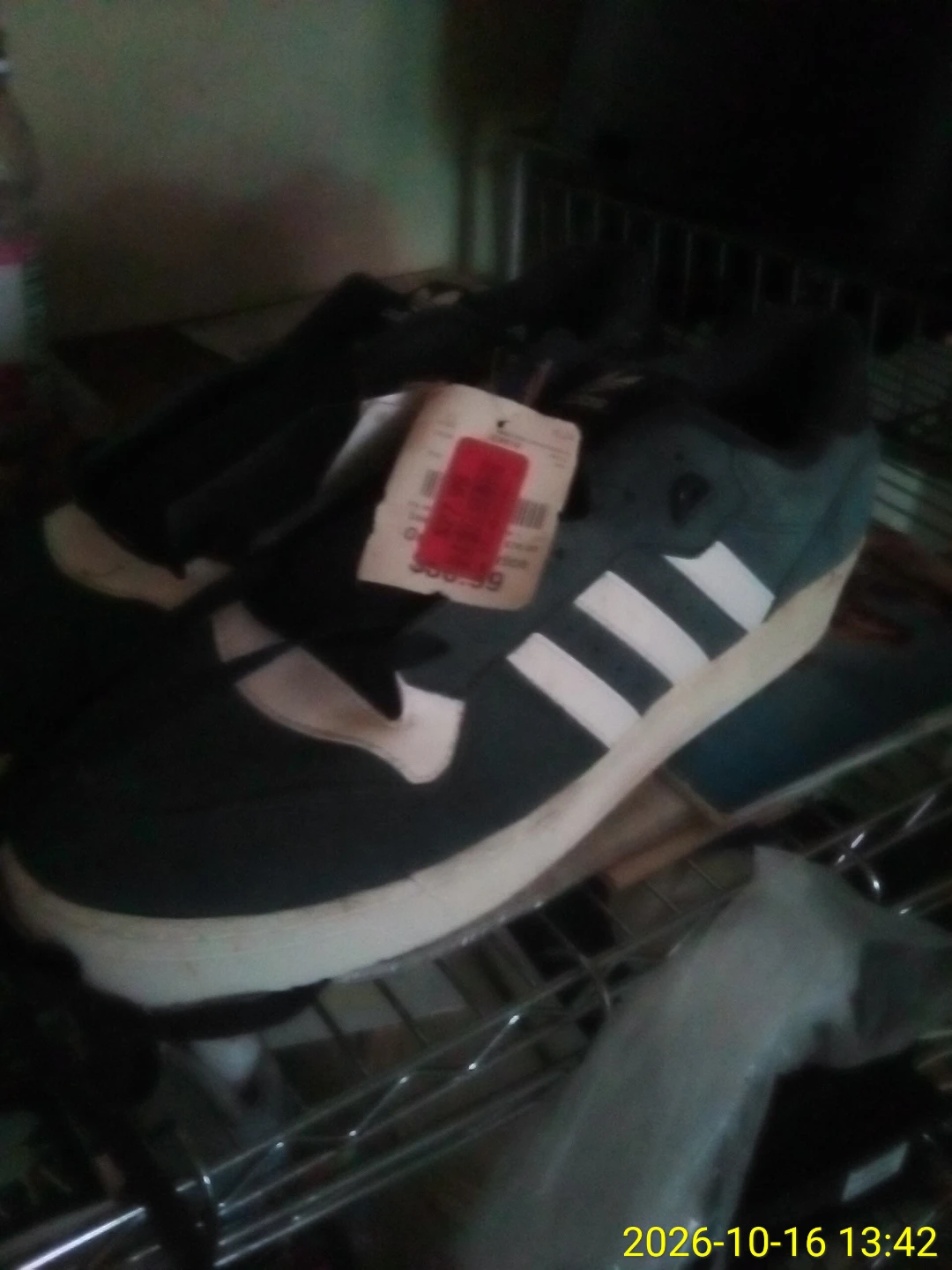 Adidas Sneakers Black and White :size 15 in men