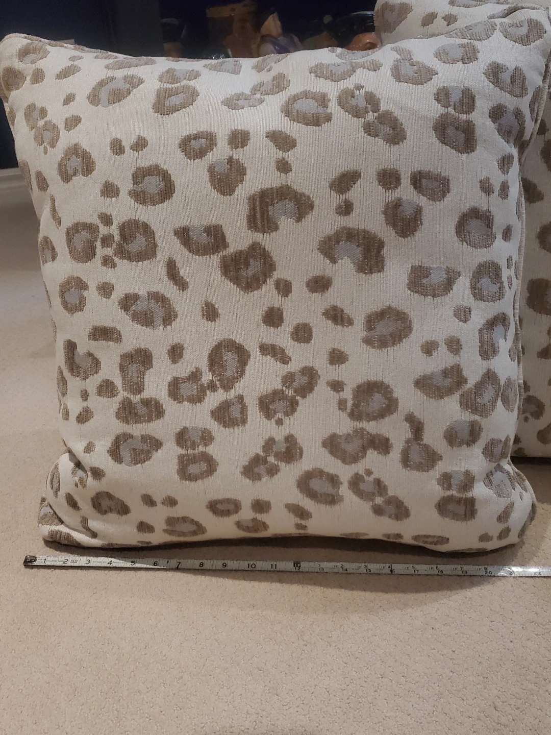 Set of Two Animal Print Throw Pillows - photo 3