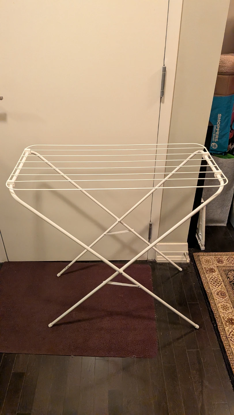 IKEA JÄLL Drying rack, indoor/outdoor, white