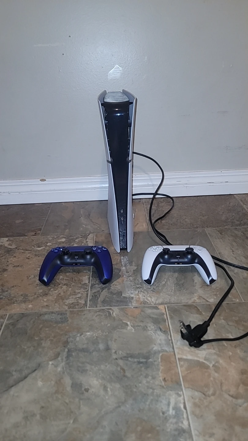 PlayStation 5 Console with Two DualSense Controllers