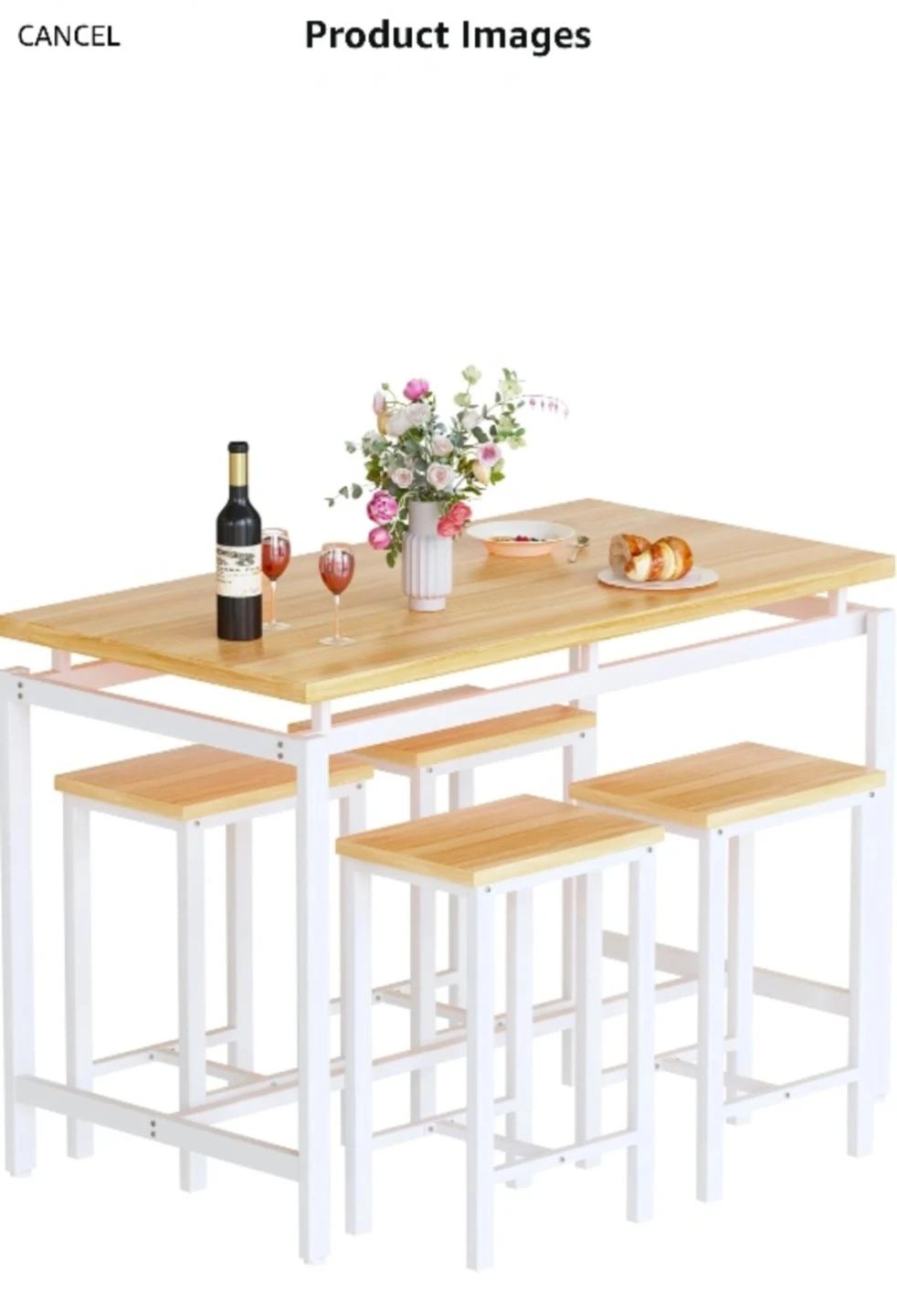 5-Piece Counter Height Dining Set - photo 3