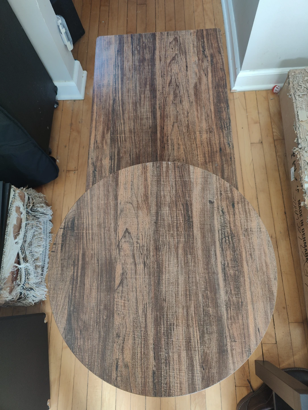 Two-Tiered Wood and Metal Coffee/Side Table