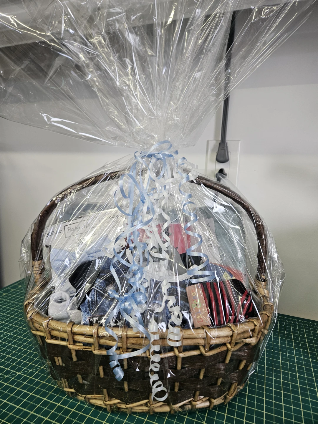 Baby Boy Clothing and Accessories Gift Basket