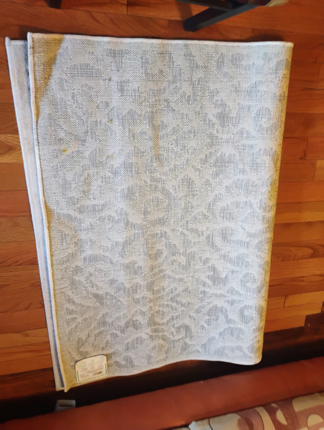 Palmetto Living Damask Natural Blue Rug