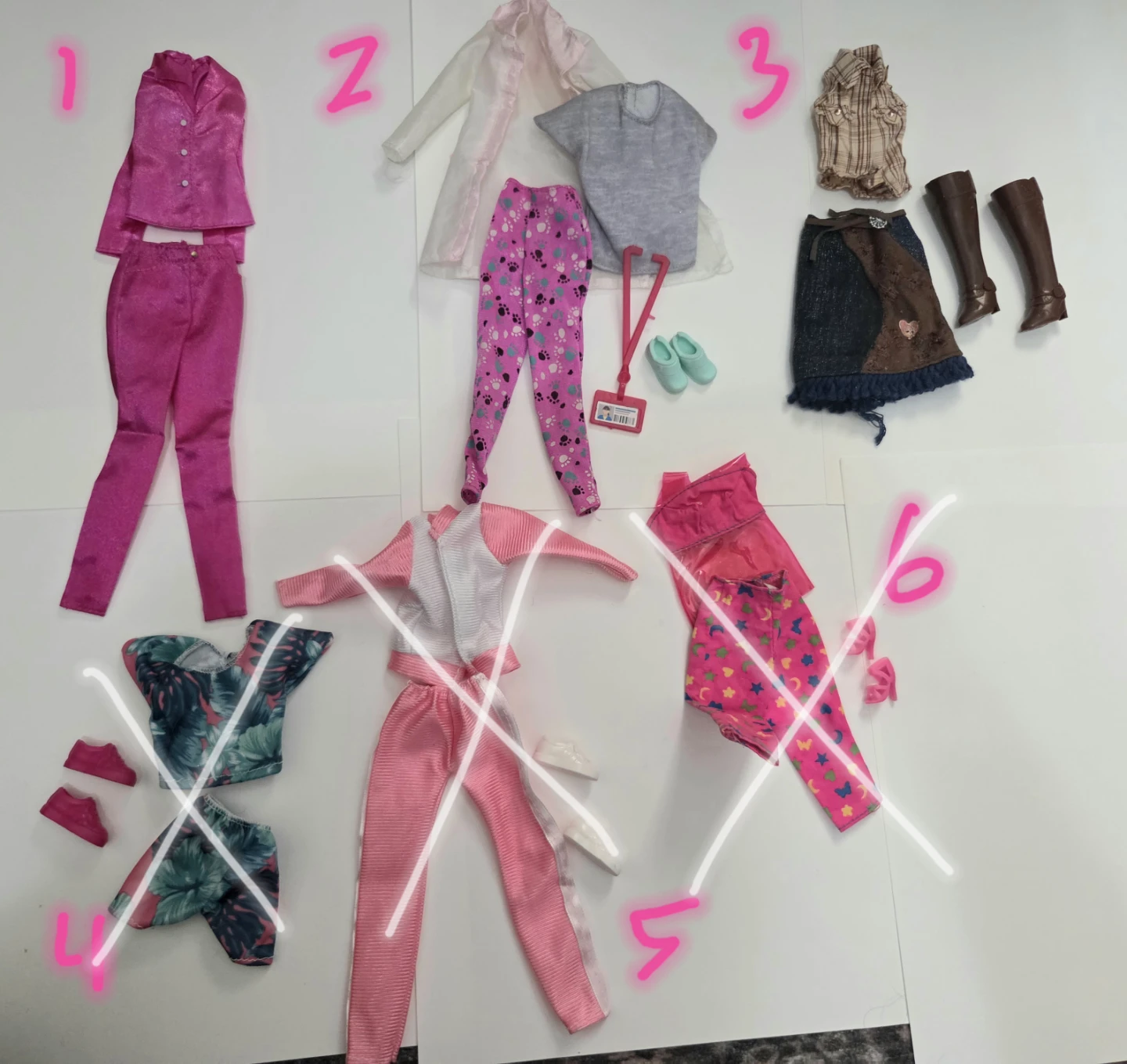 Doll Outfits with shoes