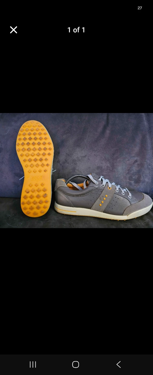 ECCO Golf Shoes Grey size 10