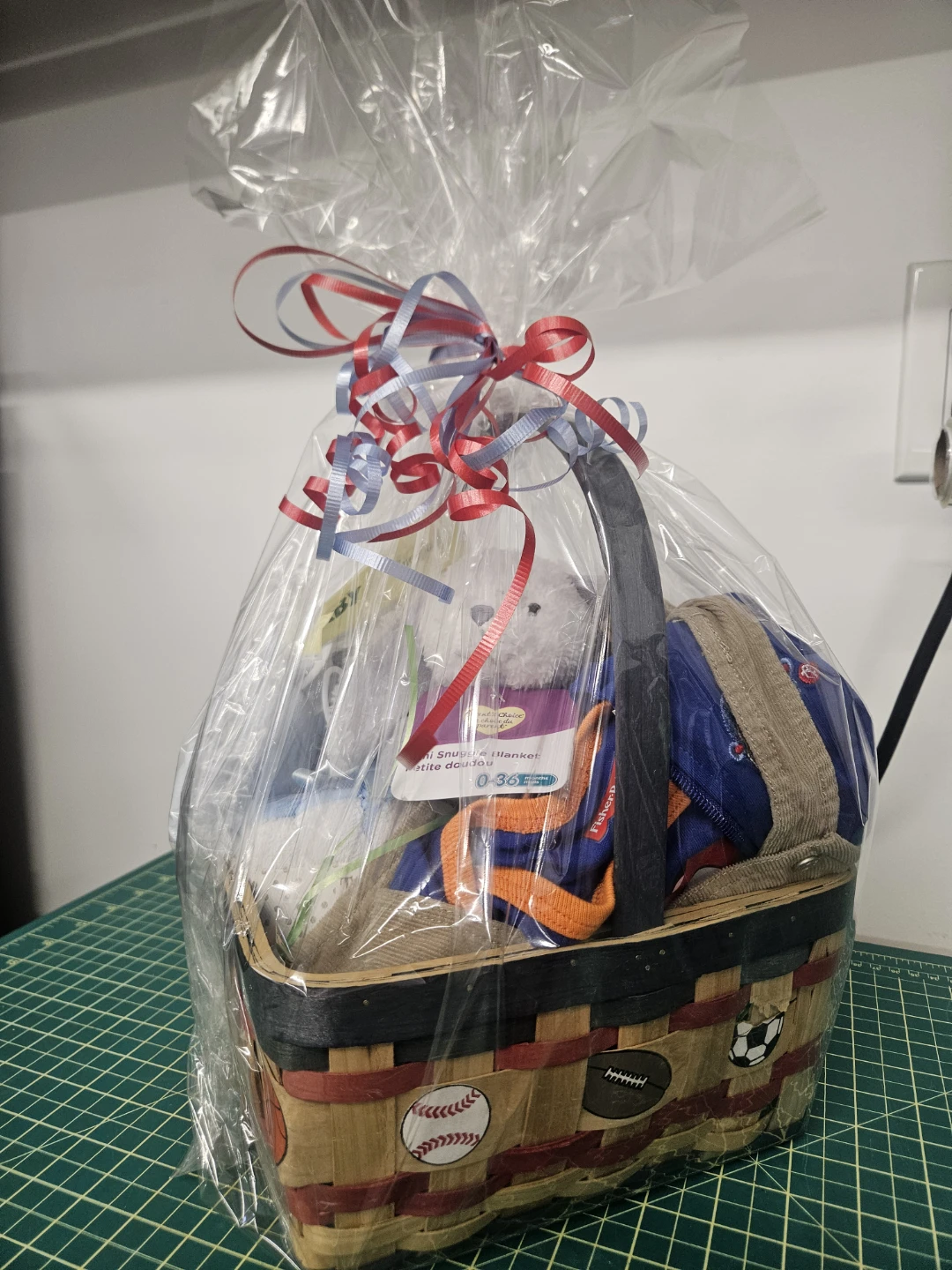 Baby Boy Clothing and Accessories Gift Basket